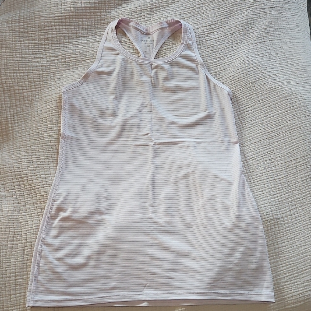 Athleta Light Pink Racerback Tank Top
